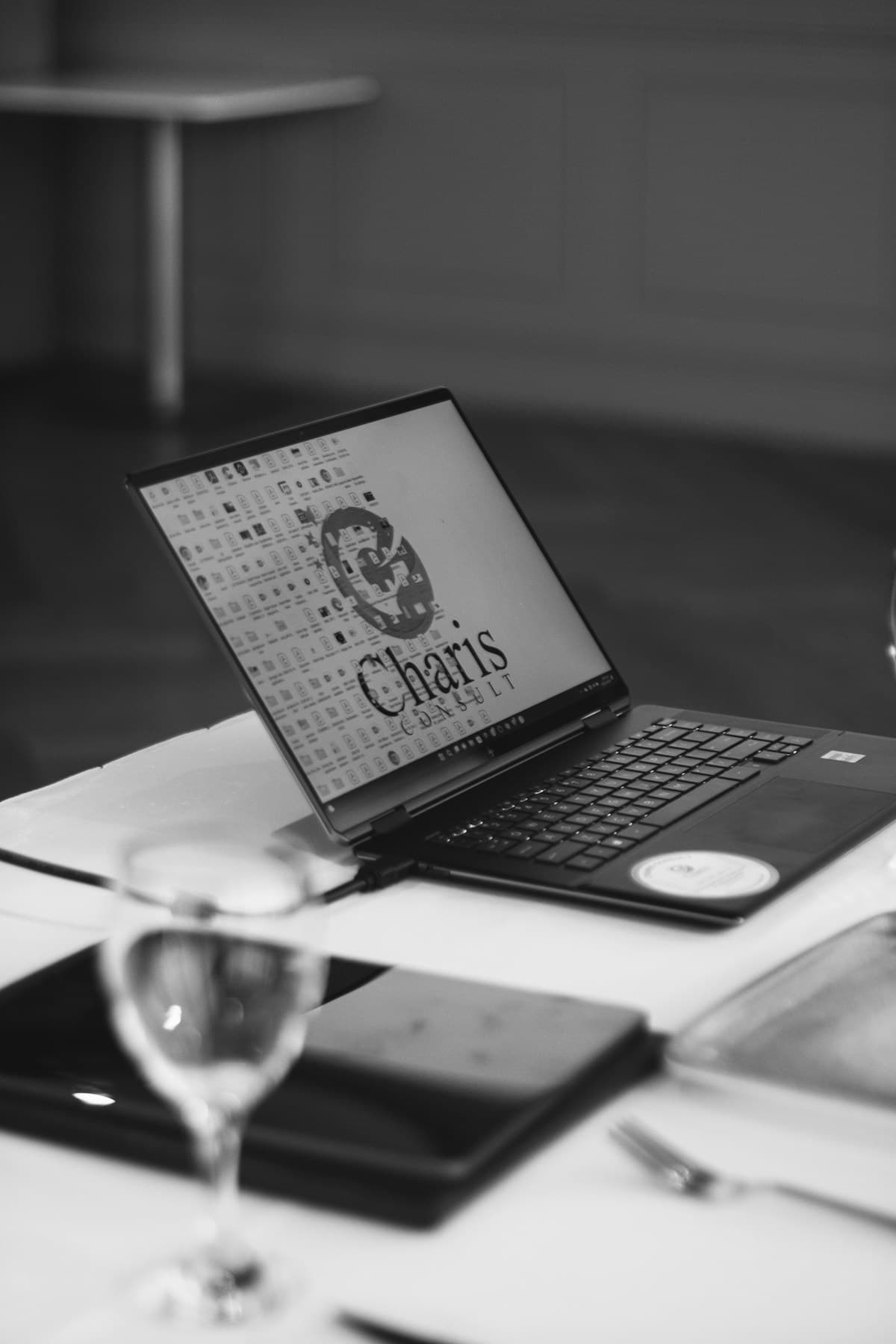 Strategy session between technology consultants and a client
